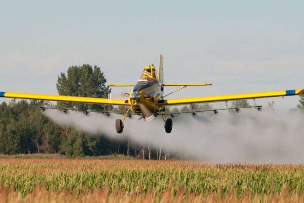 A mosquito control strategy integrates aerial treatments