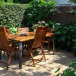 custom mosquito misting system to protect patio of casitas on B&B resort grounds